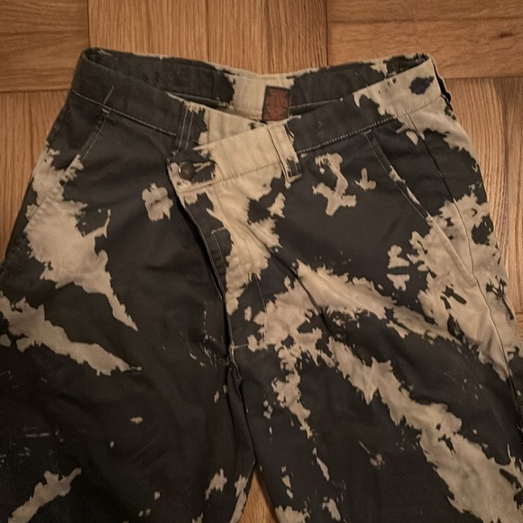 One of a kind reformation vintage tie dye cross button fly pants - Picture 4 of 6